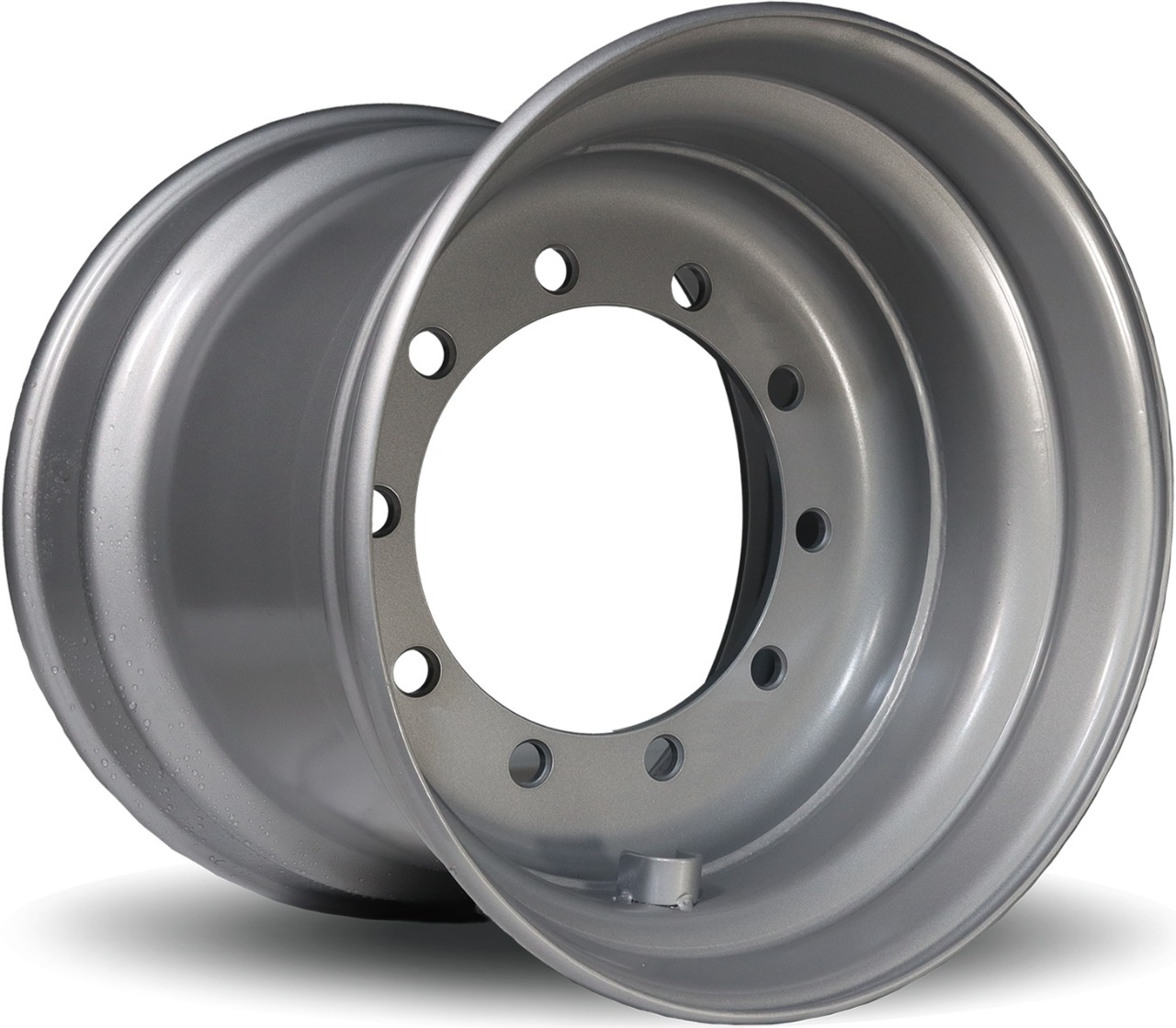 16X22.5 8 STUD STEEL WHEEL PAINTED (275/221/ET-50/21.5) (SINGLE SIDE ...